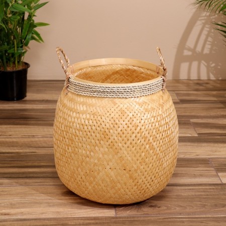 Wicker basket, from bamboo 40x40x40 cm