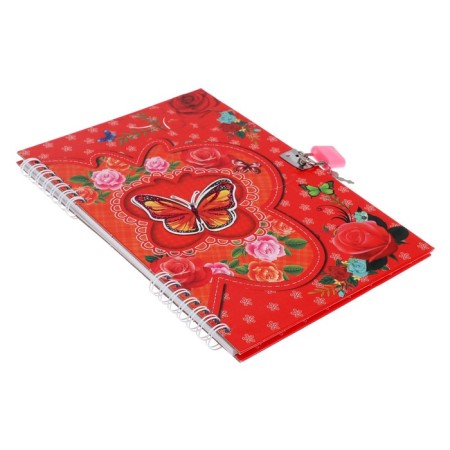 Notebook Gift Book on the castle, A5, 50 sheets, line, "Butterfly", mix-3