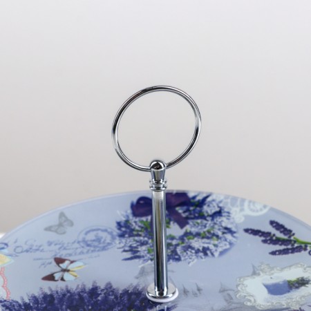 Fruitor Glass Buel -tier round Daulay "Lavender", D = 25/20 cm-1