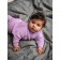 Pants knitted children's amababy pure love comfy, height 74, lilac color
