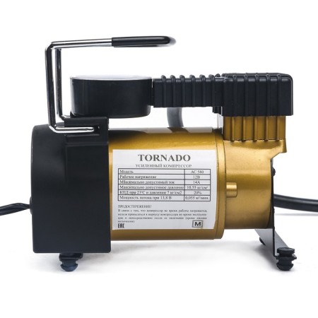 Automobile Tornado compressor AS-580M, 14 A, 30 l/min, 12 V, 7 atm/100 psi-3