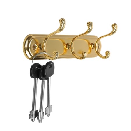 Tundra tundra tundra, metal, three -horn, gold color-1