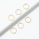 Hair clips piercing "be yourself", 6 pcs.