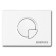 Berges Novum R1 control button for hidden installation systems, white