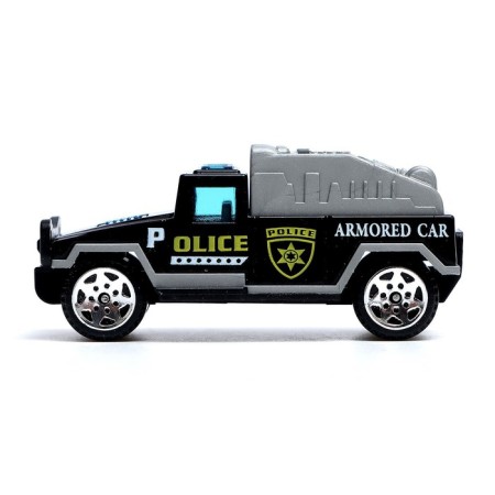 Set of metal machines "Police", 3 pieces-3