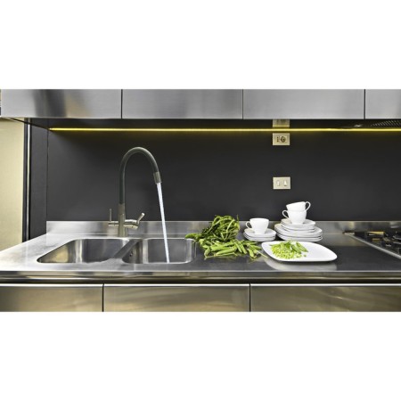 LEMARK COMFORT LM3075BN kitchen mixer, single -leaf, output for drinking, nickel-4
