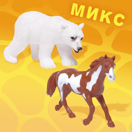 Animal figure "from all over the world-2", mix-3