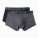 Set of men's panties boxers (2 pcs), graphite/black color, size 52 (xl)