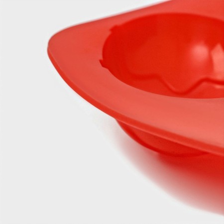 The form for baking the share "Easter. Easter eggs ”, silicone, 32.5 × 19.5 cm, 6 cells (9.7 × 6.8 cm), red color-5