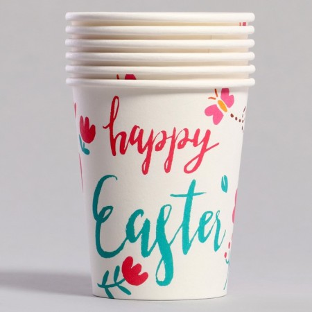 Paper glasses "Easter", 6 pcs-1