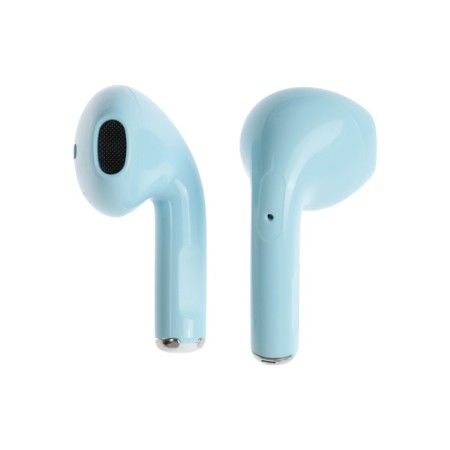 Wireless headphones Pro13, TWS, inserts, BT 5.0, 30/180 mAh, transparent, blue-3