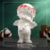 Figure "Angel in Wreath" Pearl, 14x9x6cm