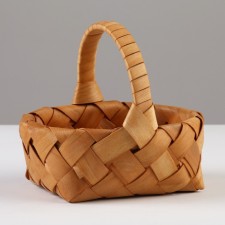 Playfish basket, 16 x 13.5 x 6.5/12.5 cm, sequoia