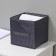 Stelly box for storage LADOM, 25 × 25 × 25 cm, black color