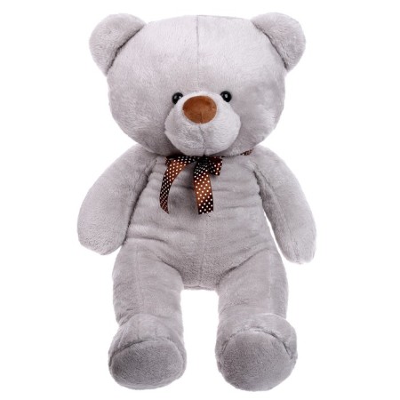 Soft toy "Bear", gray color, 65 cm-2