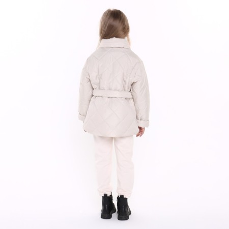 Children's jacket, Latte color, height 116 cm-3