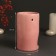 Aroma lace ceramics "only with love" pale pink 7.2x7.2x11.6 cm