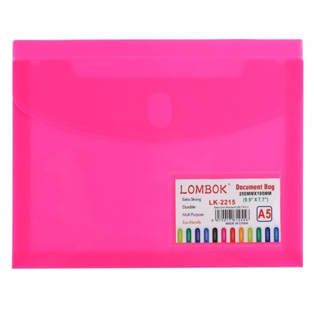 Folder-convert on Velcro A5, 180 MKR, with extension, pocket for business cards, mix-4