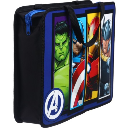 Plastic folder with A4 handles, on lightning, 75x330x260 mm, Avengers-2
