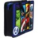 Plastic folder with A4 handles, on lightning, 75x330x260 mm, Avengers