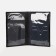 Passport cover, embossing, black color