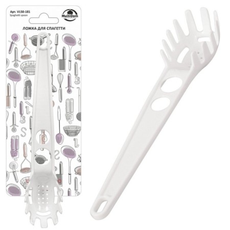 Spoon for spaghetti multidide, plastic, length 26.5 cm