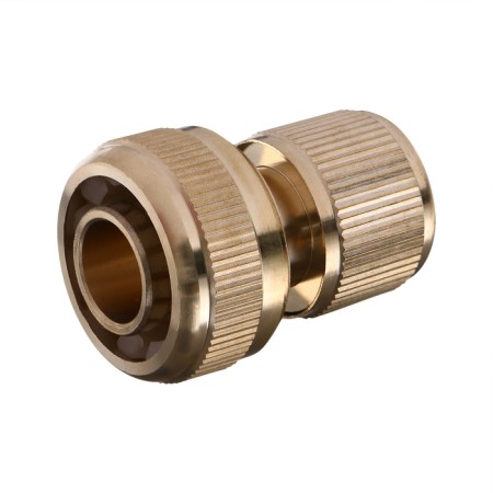 Connector, 3/4 "(19 mm), fast -fast connection, brass, Greengo