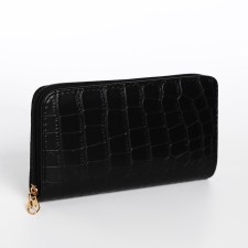 Women's wallet with lightning, black color