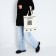 Bag-shop "Playlist", without lightning, without lining, beige color