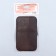 Manicure set, 8 items, in case, brown color