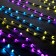 Smart garland “thread” 5 m Rosa with nozzles “Balls”, IP20, black wire, 100 LED, remote control, application, glow RGB, USB