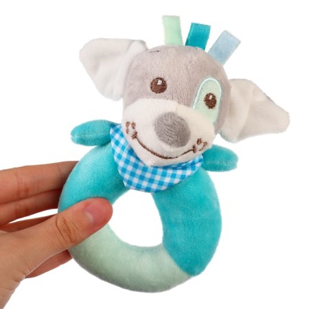 The rattle is soft on the ring "Dog", I crush me-1