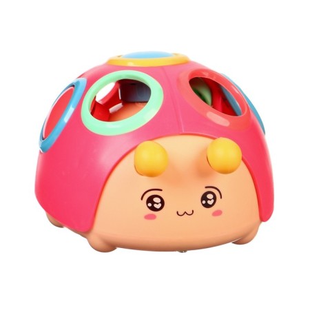 Developing, sensory toy "God's cow", color mix, crush me-7