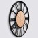 Wall clock, series: loft, "lafhi", smooth move, d-60 cm