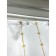 Bath curtains with Joy Home Rings "Golden Lines", 180x200 cm