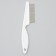 Comb with frequent teeth, 18 cm, plastic pen, white