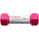 Rubberized dumbbell bradex SF 0532, pink, 0.5 kg