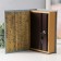 Safe-book wood to the leatherette "Plant pattern" 27x18x7 cm