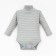 Body (turtleneck) I, Basic Line, height 62-68 cm, strip gray