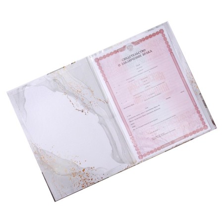 The folder for the certificate of marriage "Together forever", A4-4