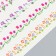 Tattoo on the body color "Bracelet from wildflowers" 12x7.5 cm