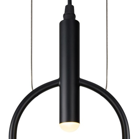 Suspended lamp Freya Fr5400PL-01B Achillea, 150x150x2000 mm, E27, 1x40W, 90lm, 3000k, black color black-2