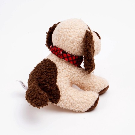 Soft toy "Dog", 14.5 cm, beige color-1