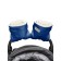 Clus on the handle of the stroller Snowy Travel, dark blue