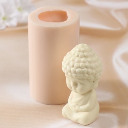 Silicone Mold "Buddha 2" silicone 9.5x5x5 cm-3
