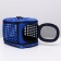 The folding bag is large, the EVA material, 42.5 x 37.5 x 29.5 cm, blue