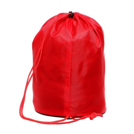 A bag for shoes and balls 360 x 220 mm, round bottom D 220 mm, calligrata (soft polyester, density 210 D), red-3