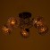 Roxanne chandelier 5he27 40w Black-chromium 60x60x27 cm Bayerlux