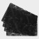Set of serving napkins "Mirage", 4 pcs, 30 × 45 cm, black color
