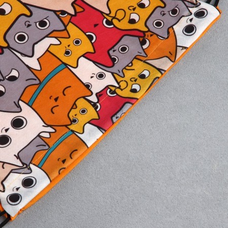 A bag for shoes "cats" with a transparent window 30 x 40 cm-6